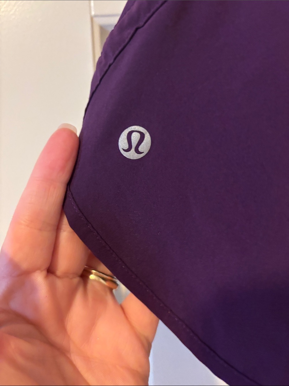 lululemon hotty hot Deep Purple Athletic Running Shorts - Picture 4 of 4